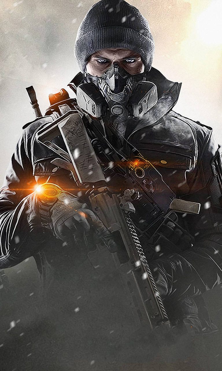 The Division Phone Armed Soldier Background