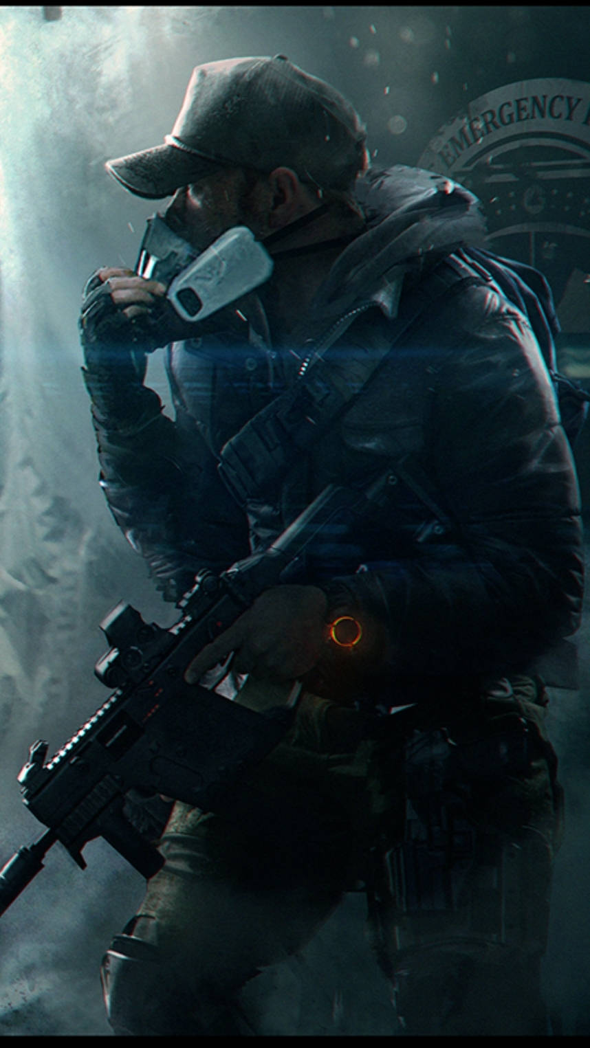 The Division Phone Soldier In Mask