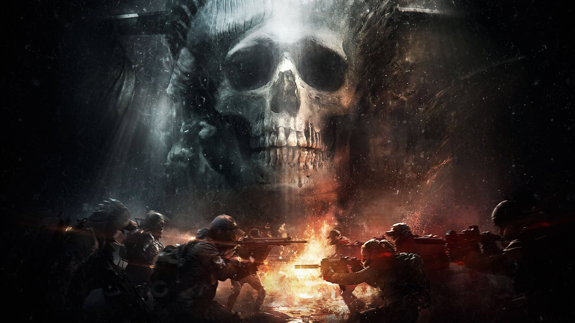 The Division Skull Background