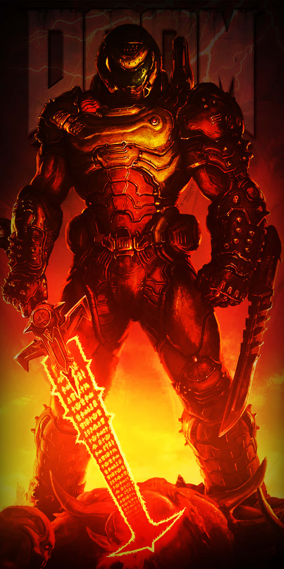 The Doom Slayer Rises Background