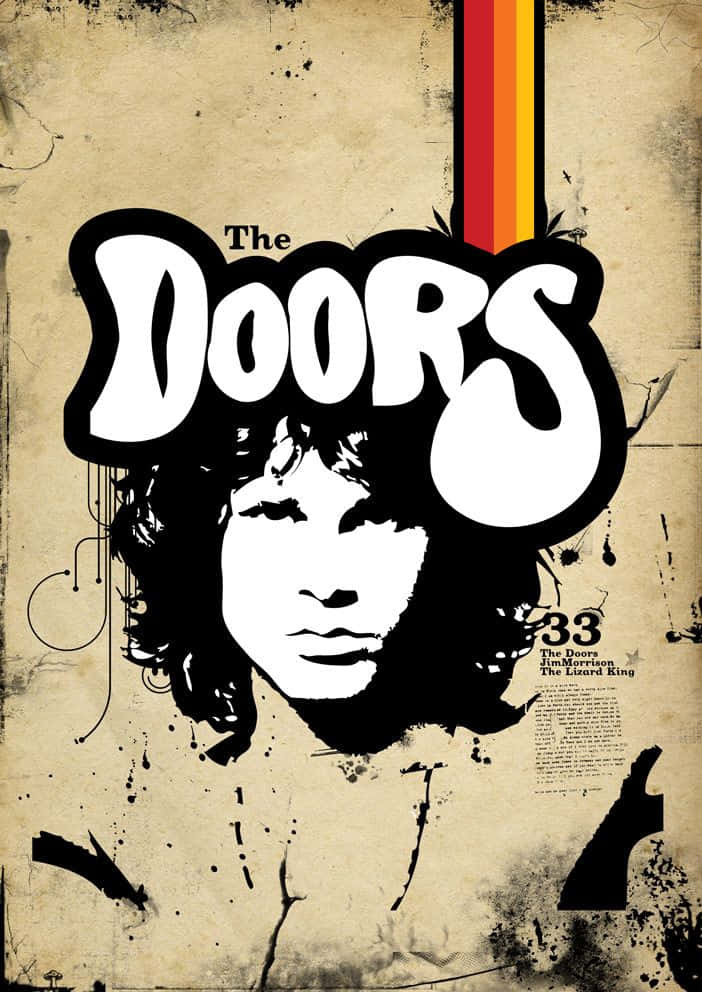 The Doors Vintage Poster Background