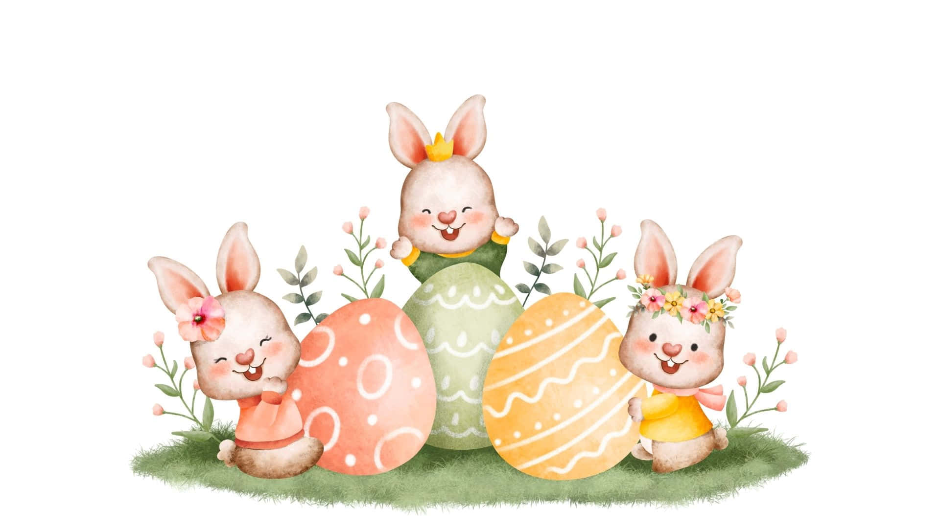 The Easter Bunny Is Here! Background