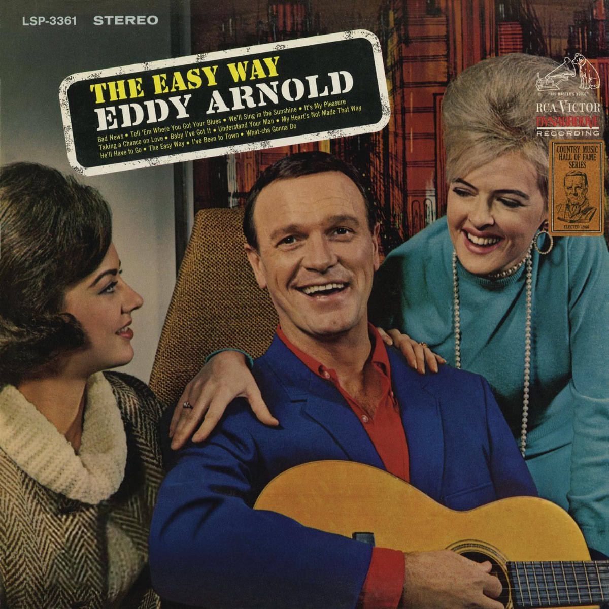 The Easy Way Eddy Arnold 1965 Vinyl Cover Background