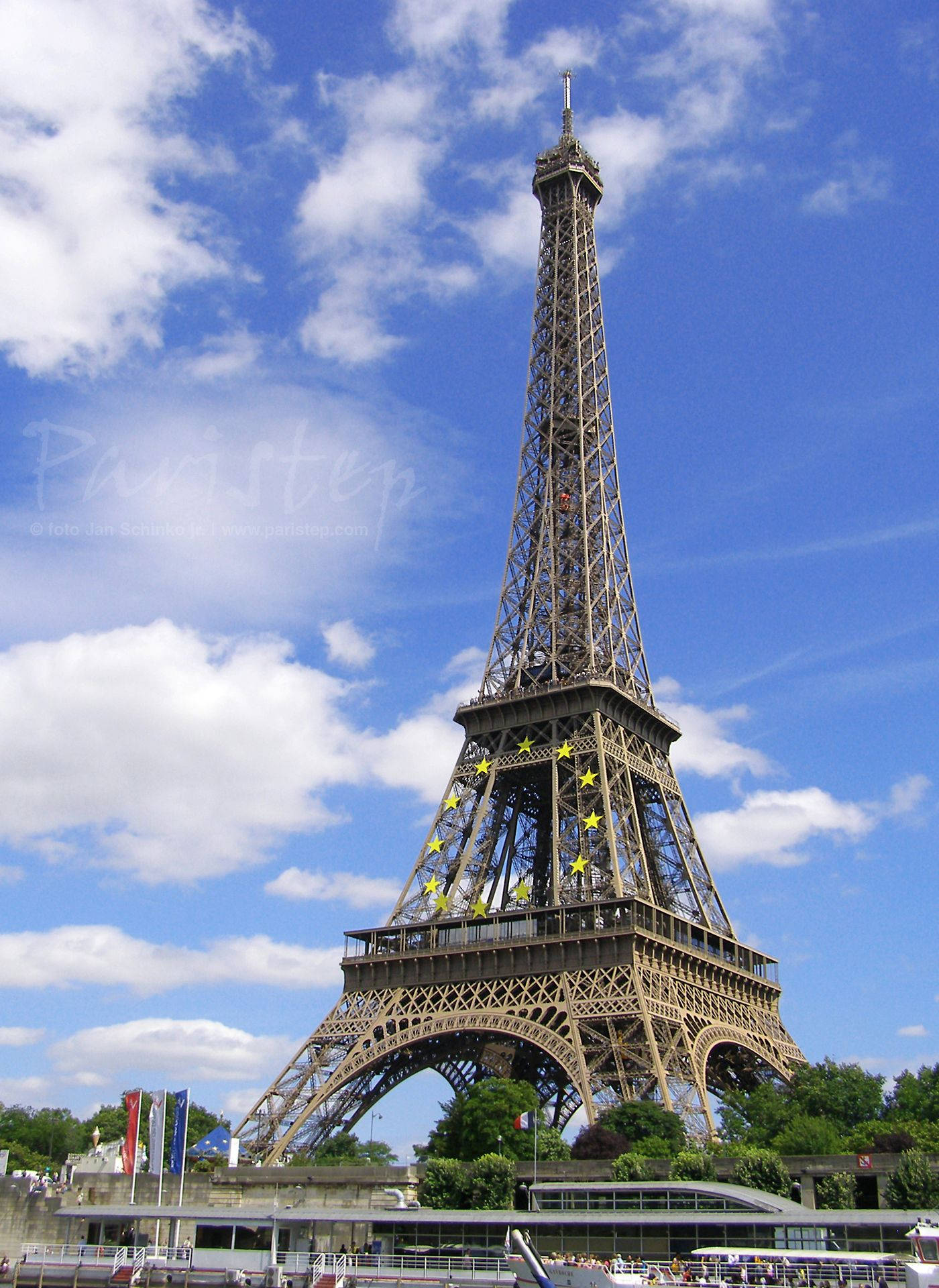 The Eiffel Tower Paris France Background