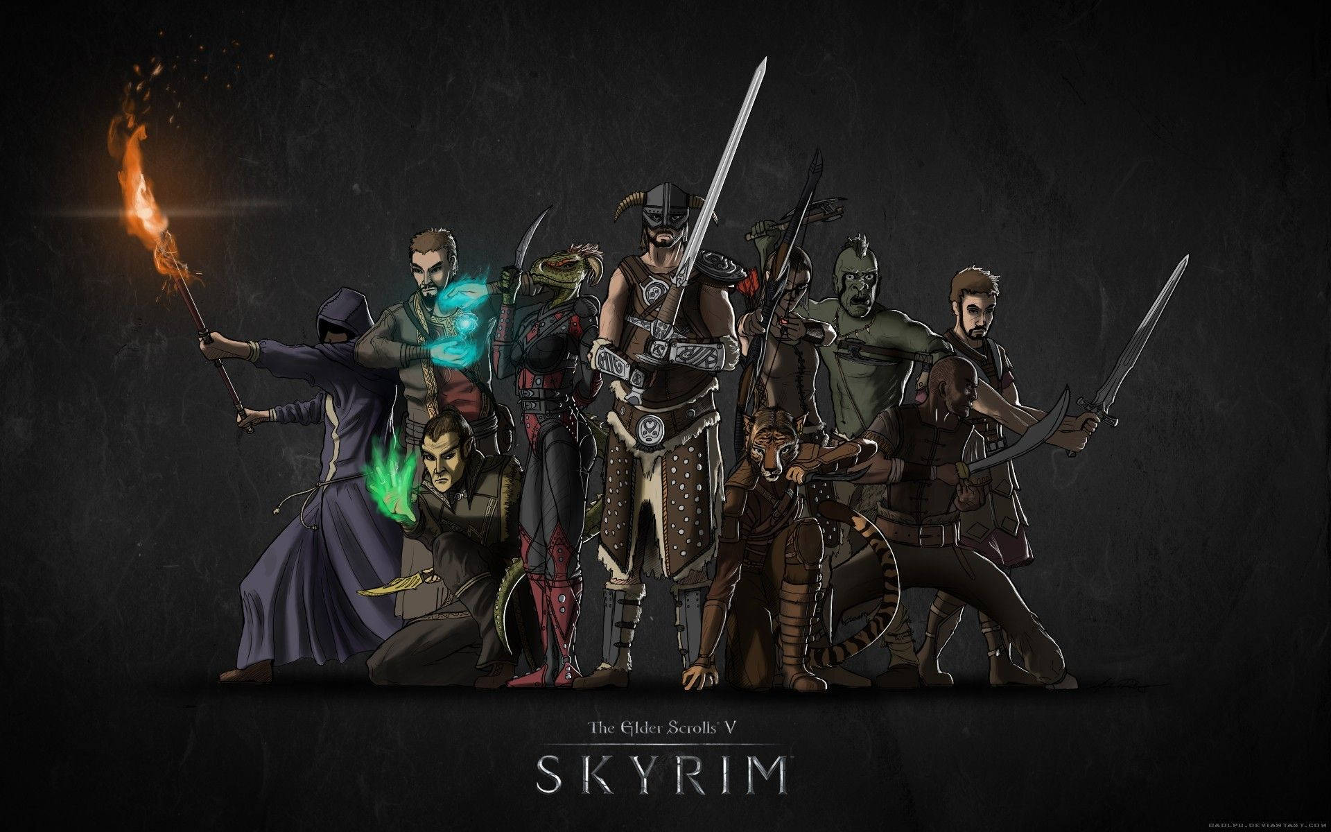 The Elder Scrolls Skyrim Team Background