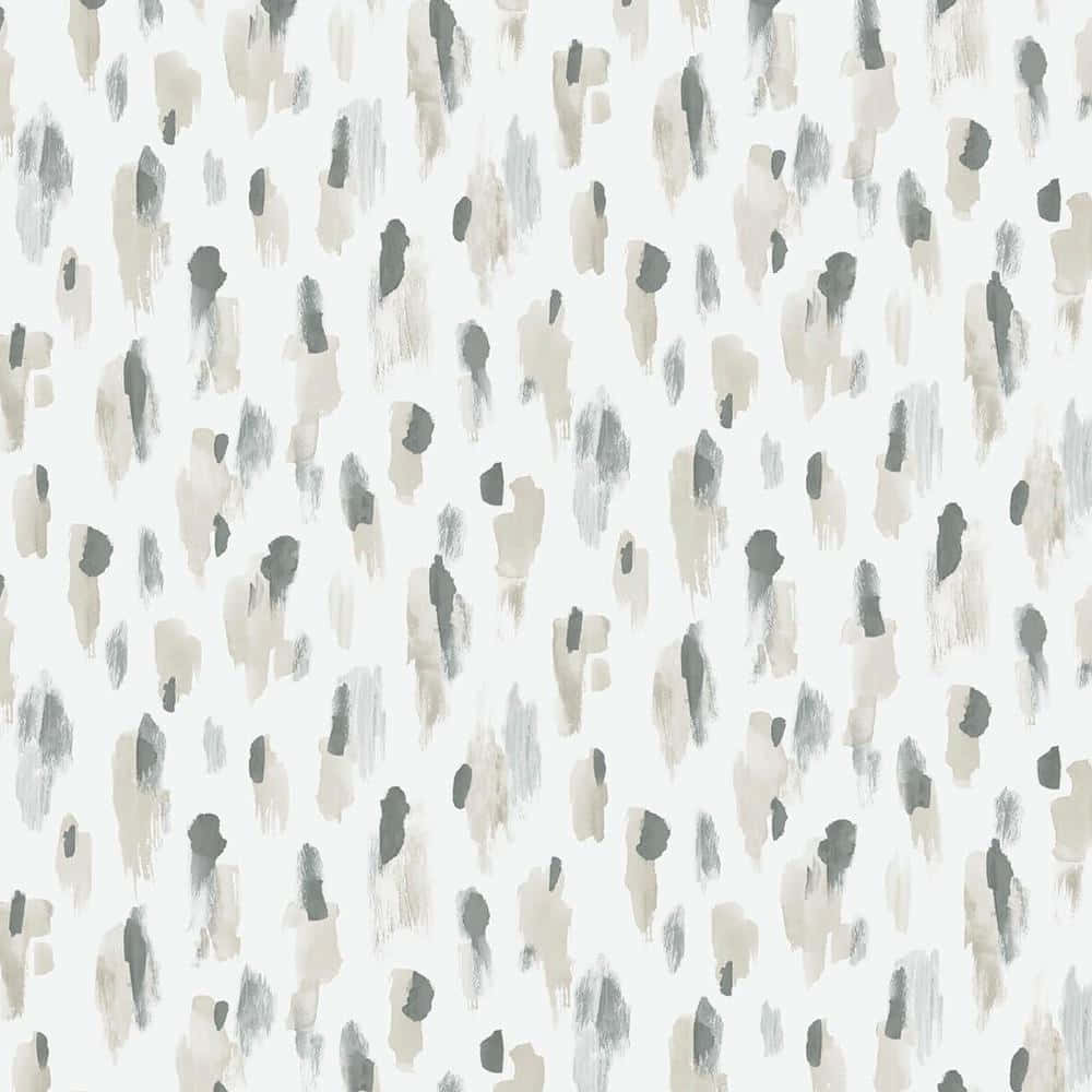 The Elegance Of A White Leopard Print Background