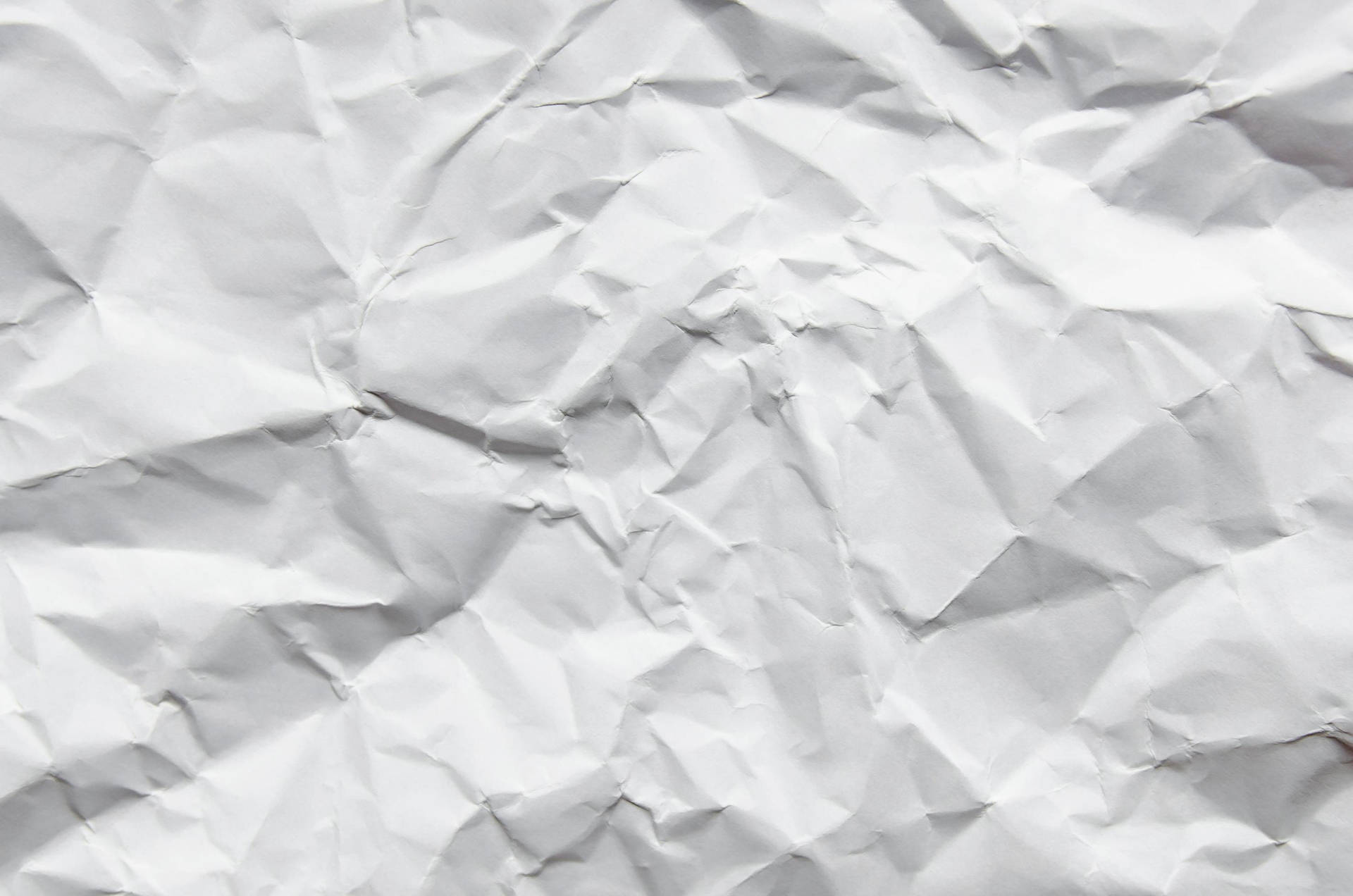 The Elegance Of Simplicity: An Up-closer Look At Crumpled White Paper