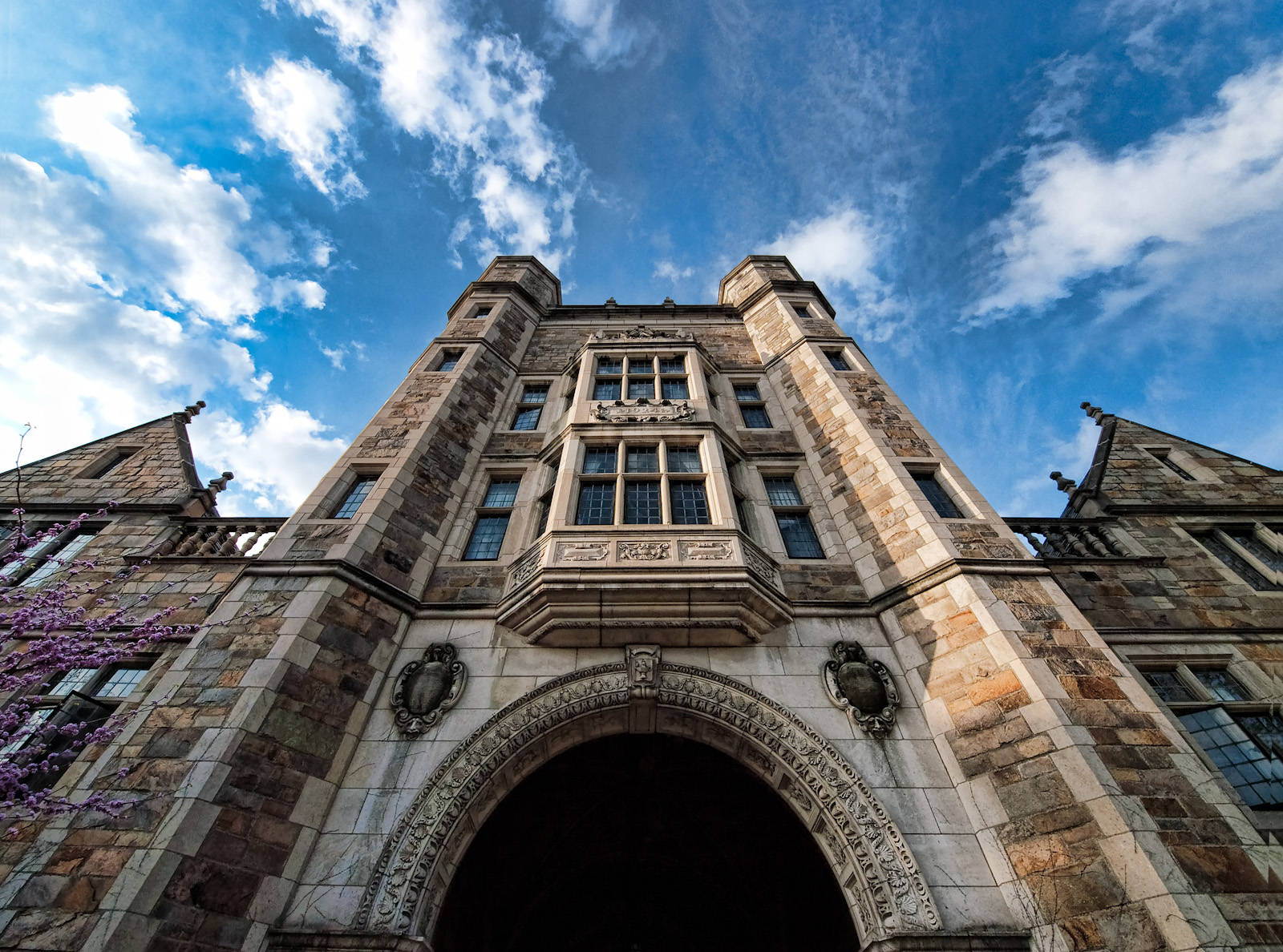 The Elegant William Cook Library At The University Of Michigan-ann Arbor Background