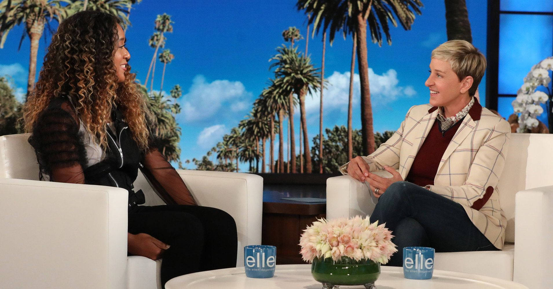 The Ellen Show With Naomi Osaka Background