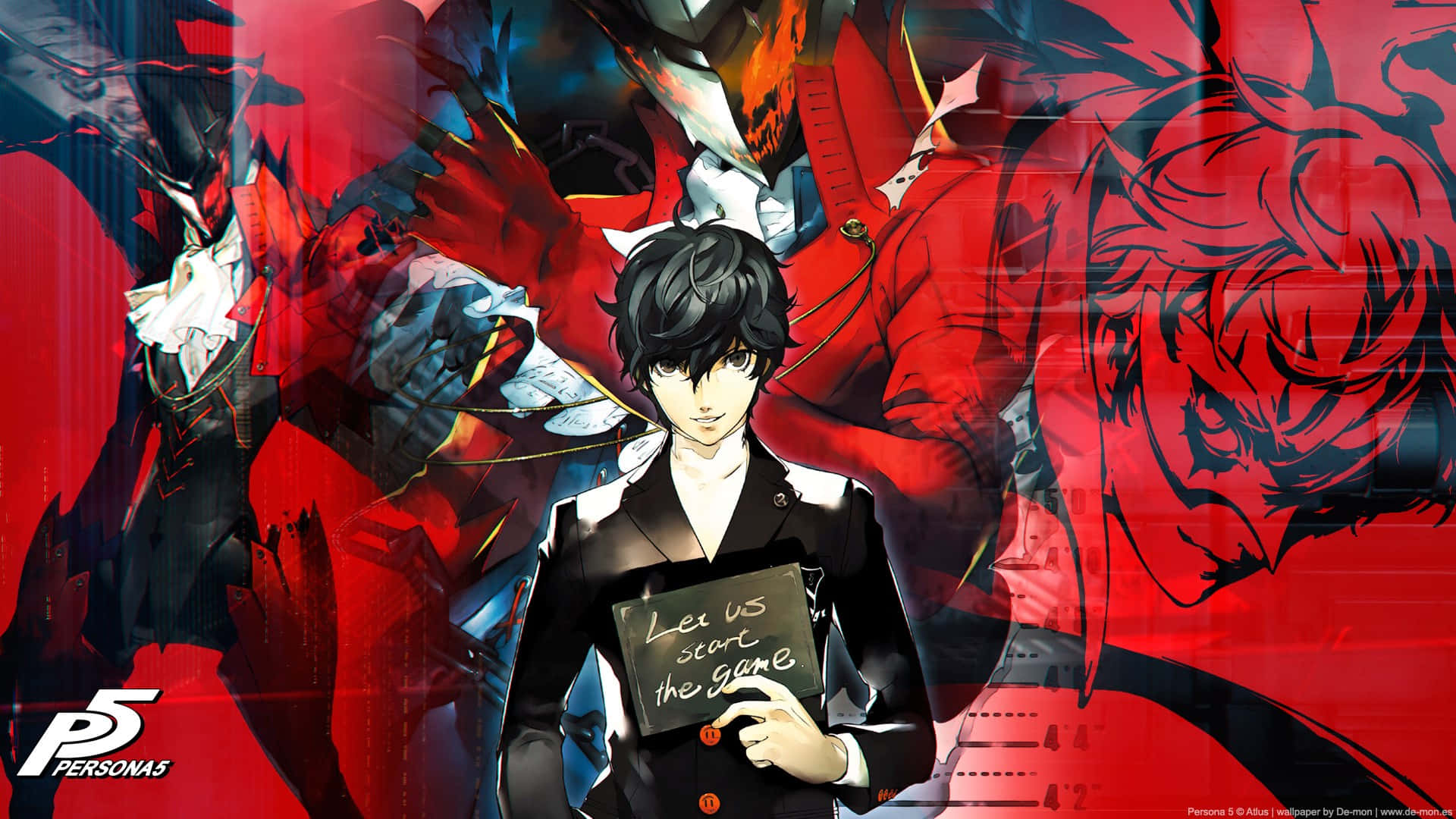 The Emblem Of The Phantom Thieves From The Game Persona 5. Background