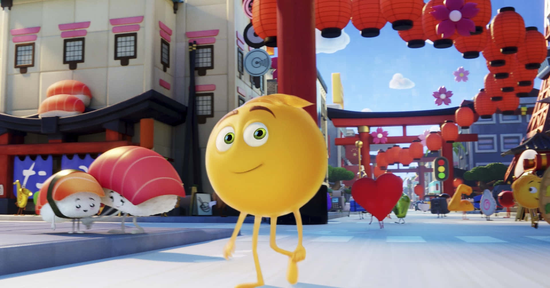 The Emoji Movie At Chinese New Year Background