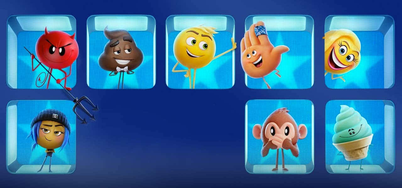 The Emoji Movie Characters Background