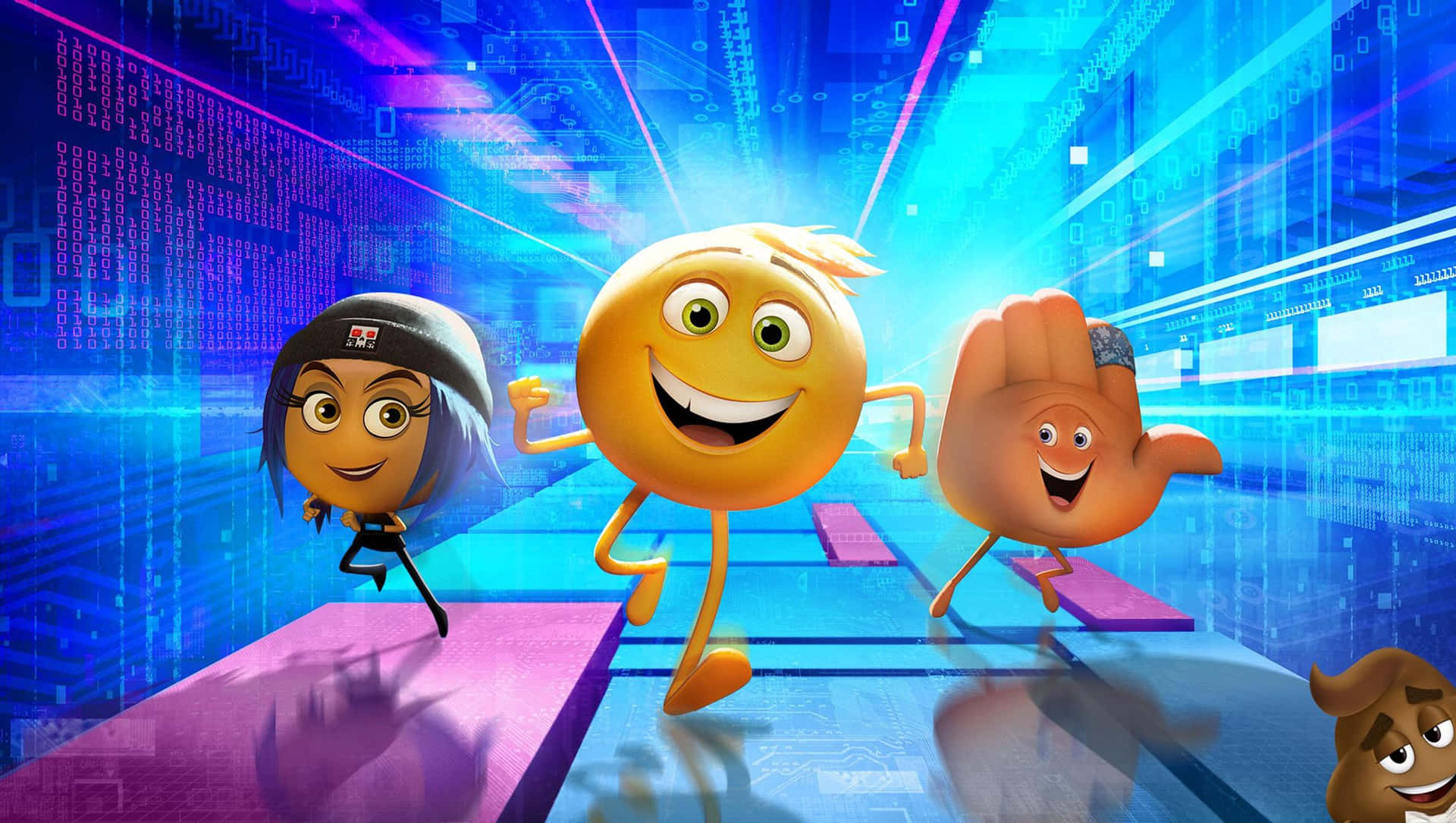 The Emoji Movie Dancing Characters Background