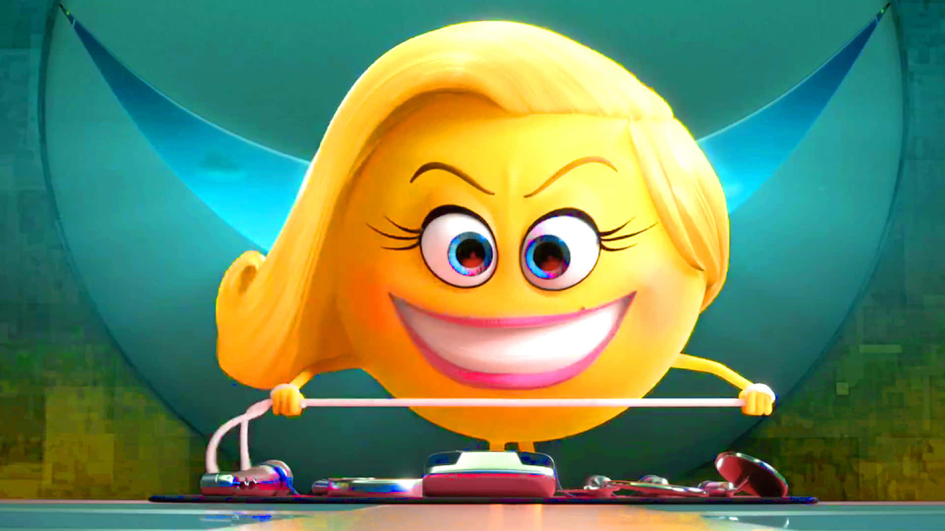 The Emoji Movie Features Smiler Background