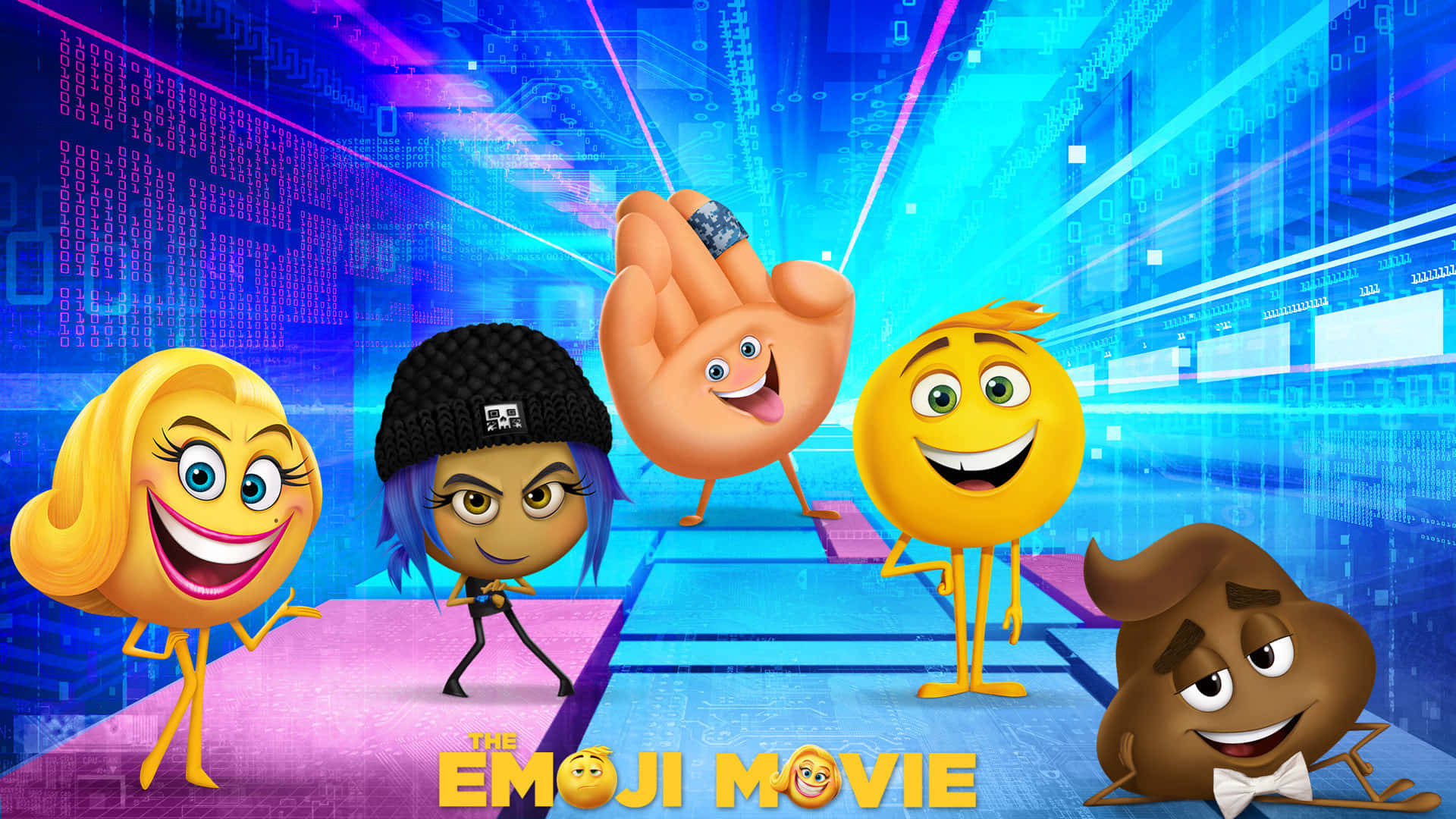 The Emoji Movie Promo Poster Background