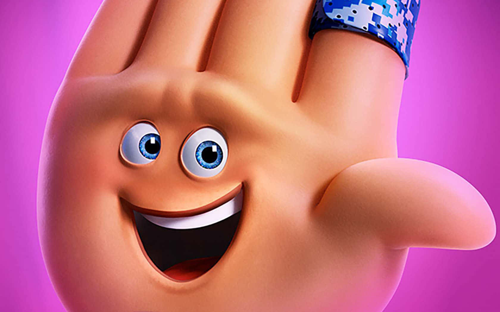 The Emoji Movie's Hi-5 Close Up Photo Background