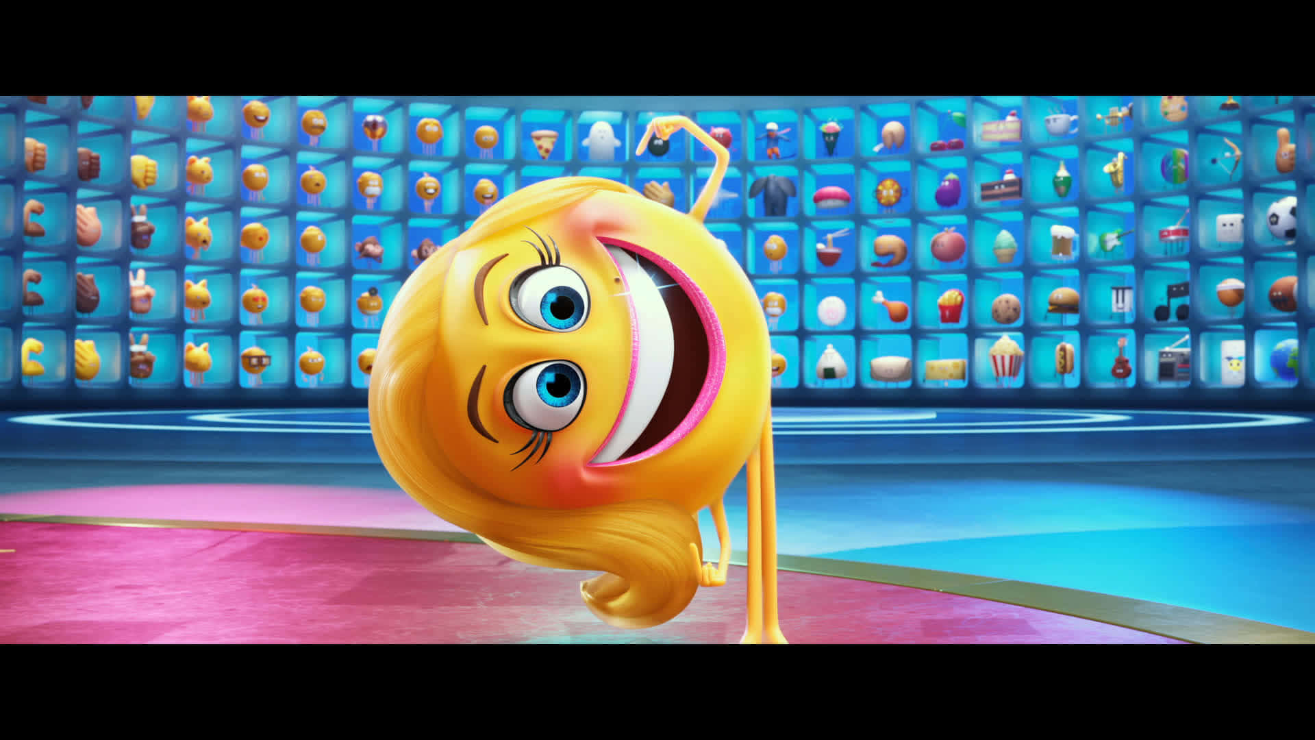 The Emoji Movie's Smiler Feels Ecstatic Background