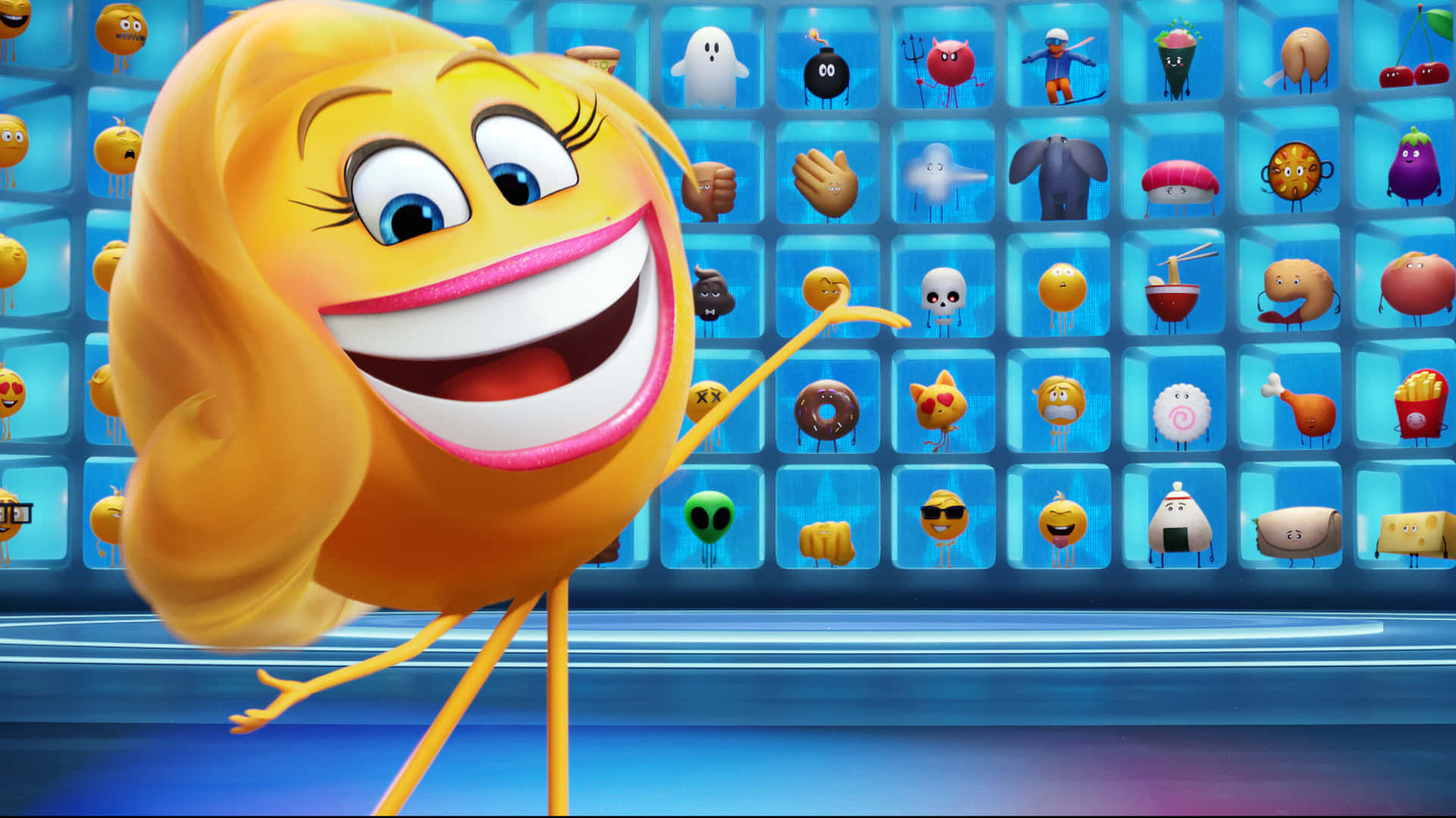 The Emoji Movie's Smiler Full Photo Background