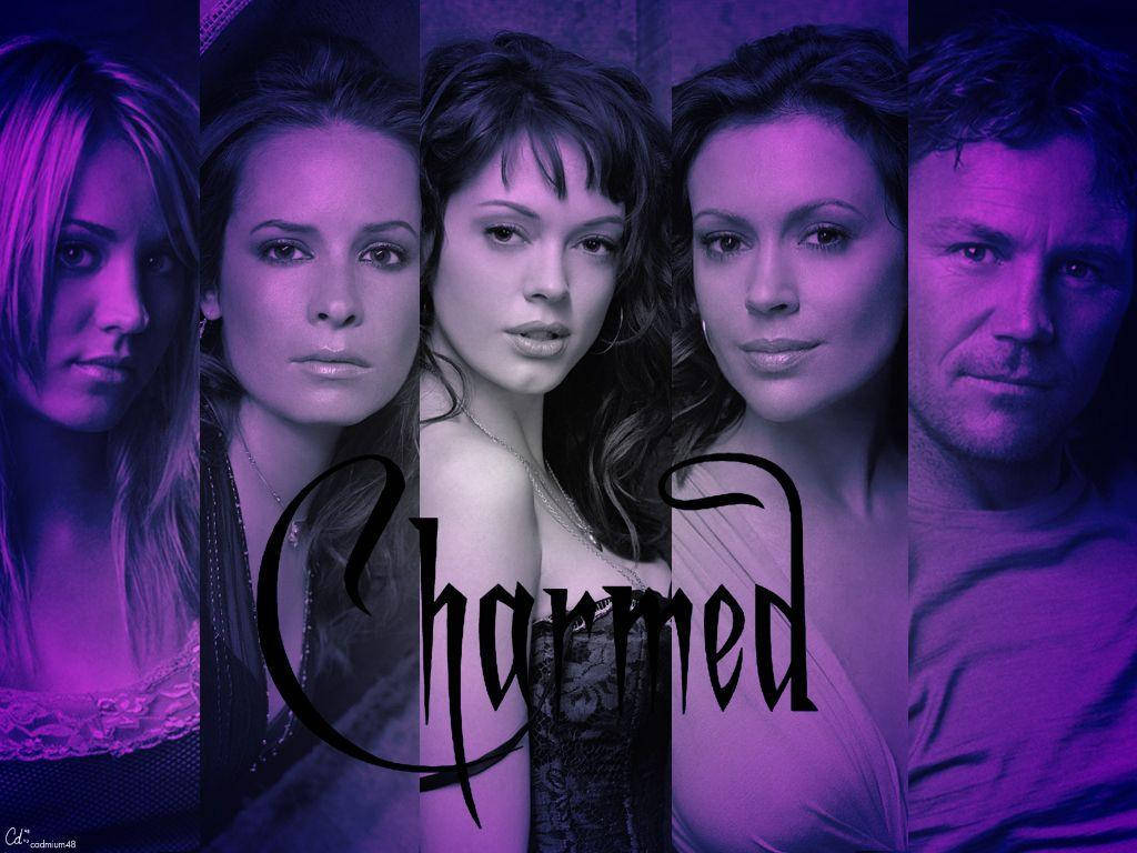 The Enchanting Trio Of Charmed - Side By Side Glow Background