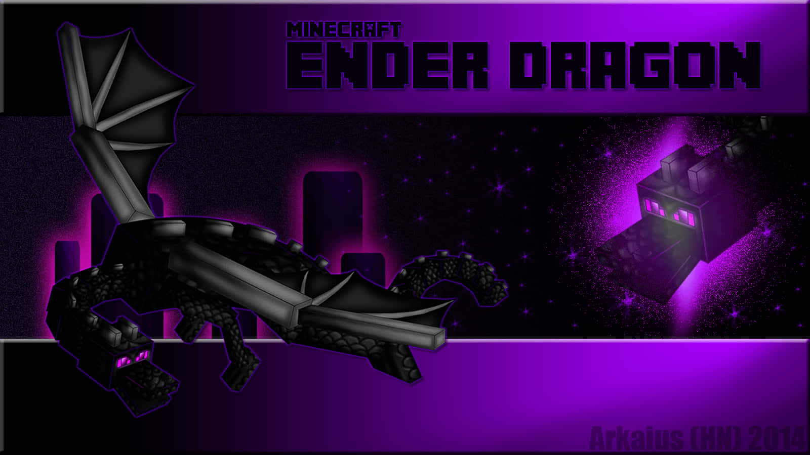 The Ender Dragon, The Ultimate Challenge In Minecraft Background