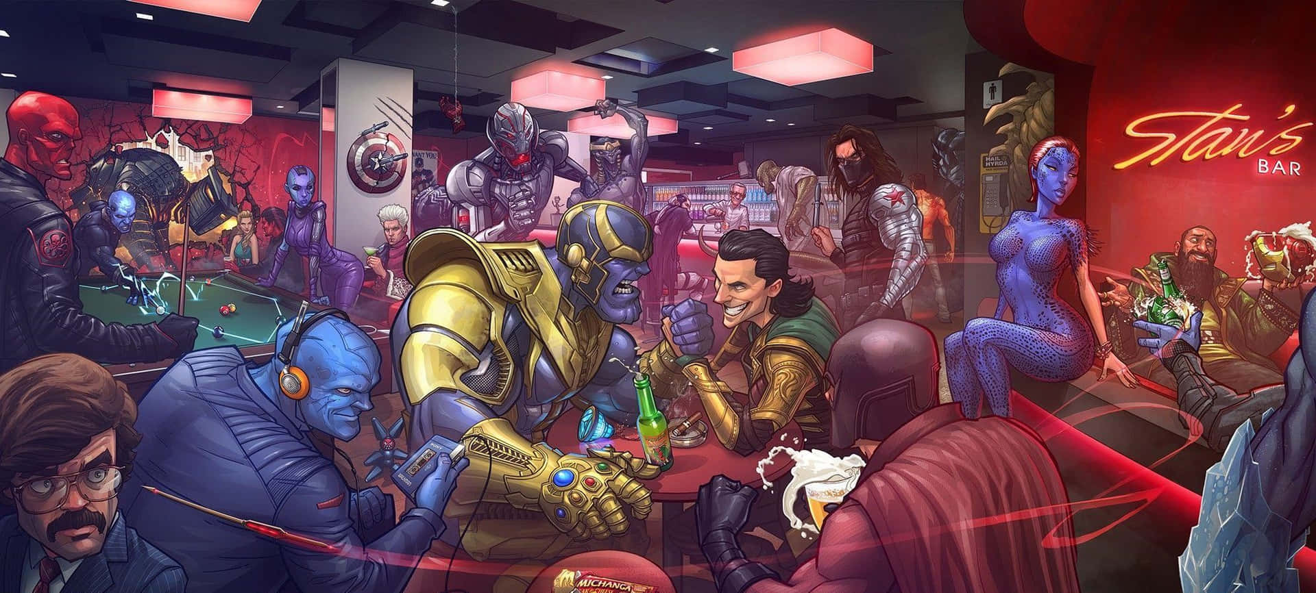 The Endless Possibilities Of The Marvel Universe Background