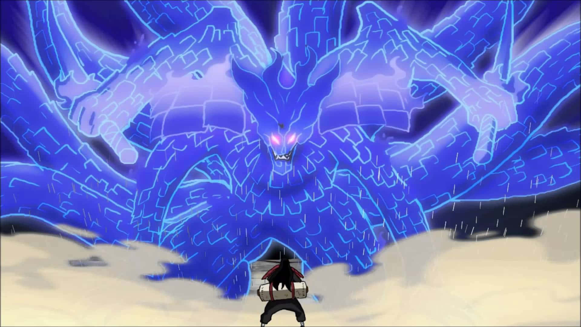 The Enduring Strength Of Obito Susanoo Background