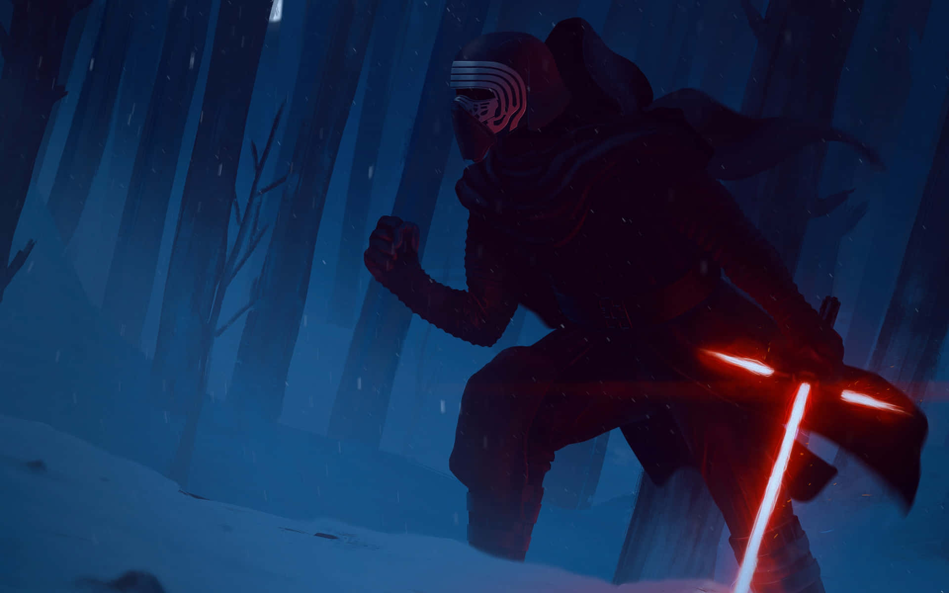 The Enigmatic And Powerful Kylo Ren Background