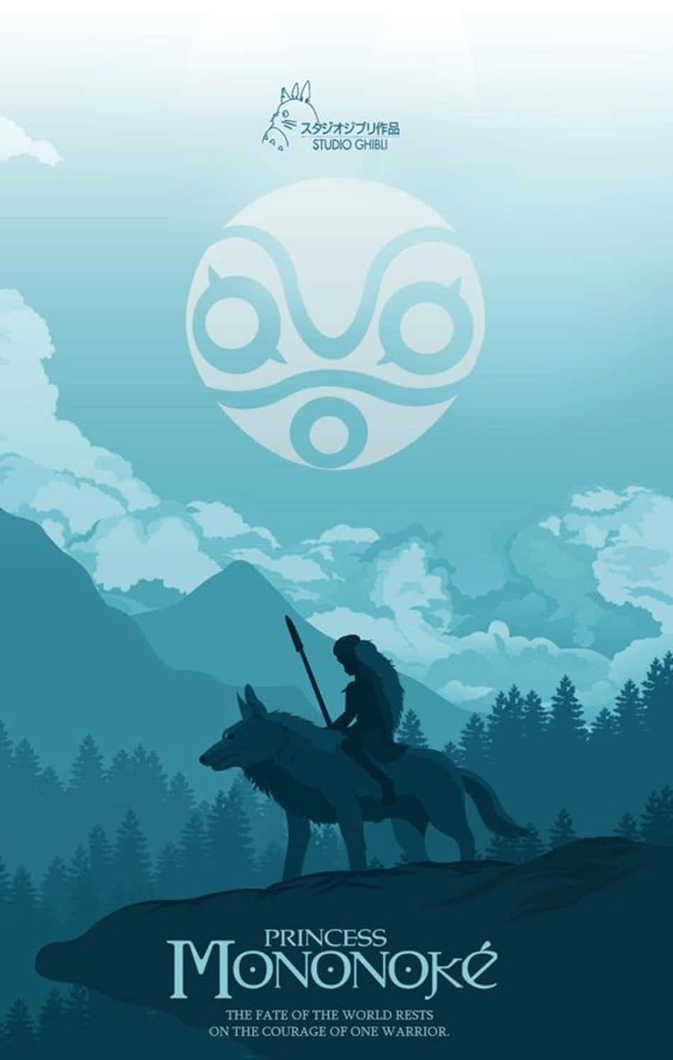 The Entourage Of Ashitaka And San - Princess Mononoke By Studio Ghibli