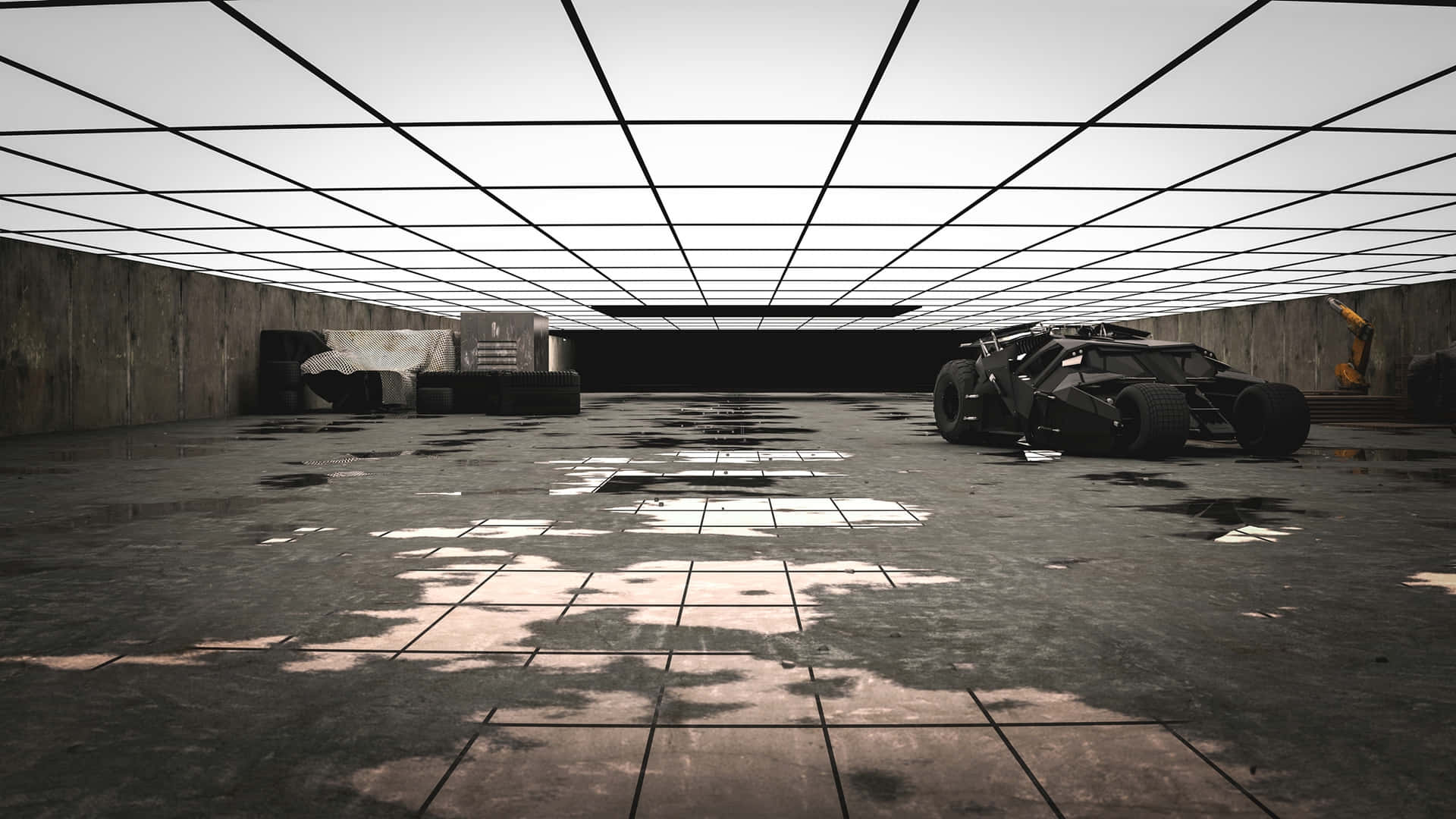 The Epic And Iconic Batcave Background