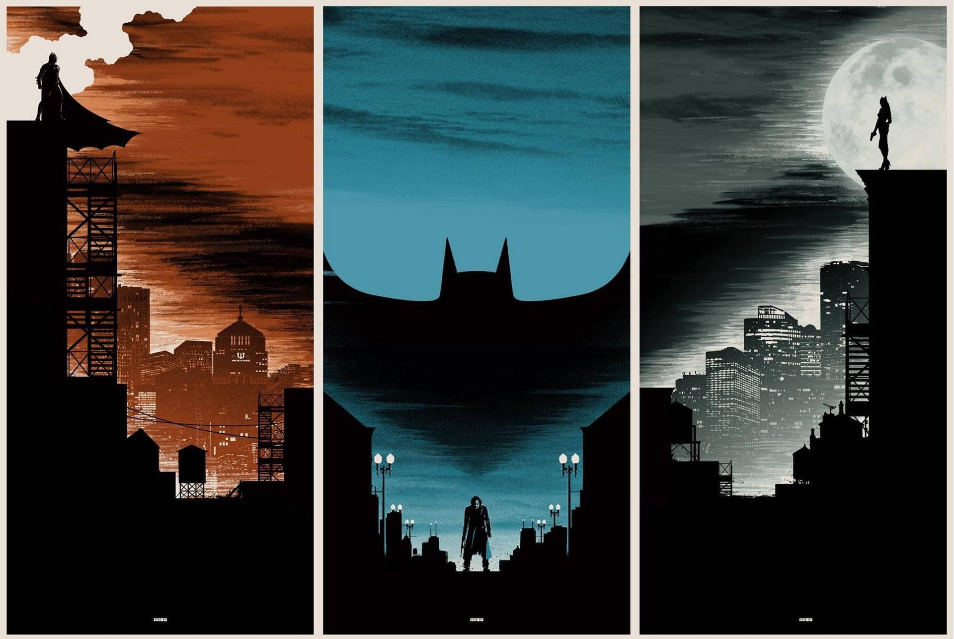 The Epic Dark Knight Trilogy -- The Beginning, The Hero, And The Journey Background