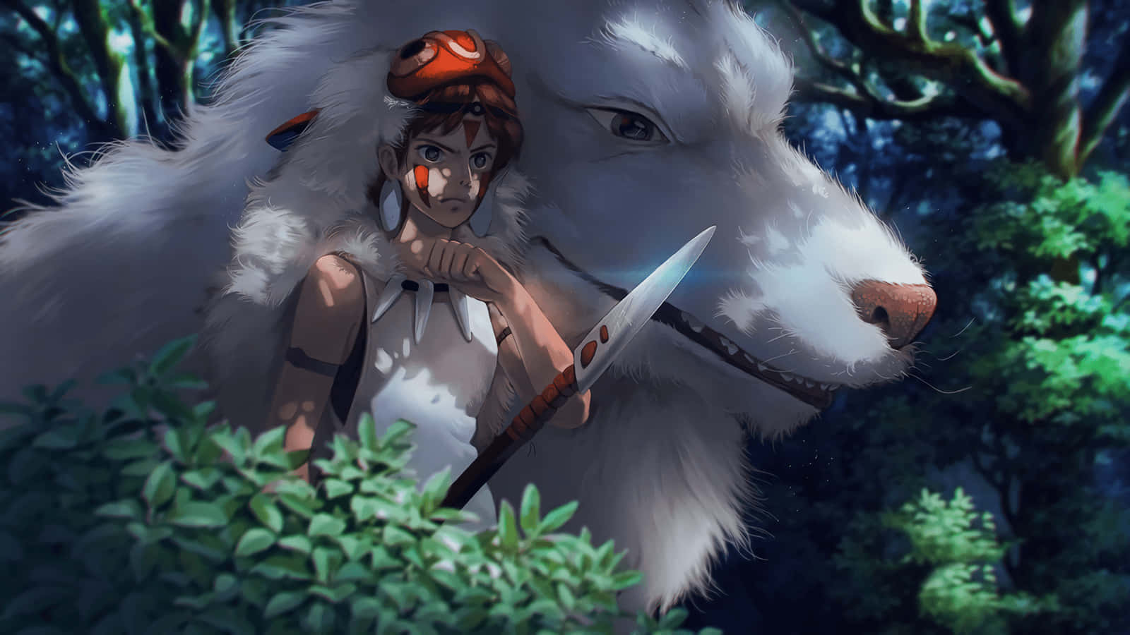 The Epic Fantasy Masterpiece, Princess Mononoke By Studio Ghibli. Background