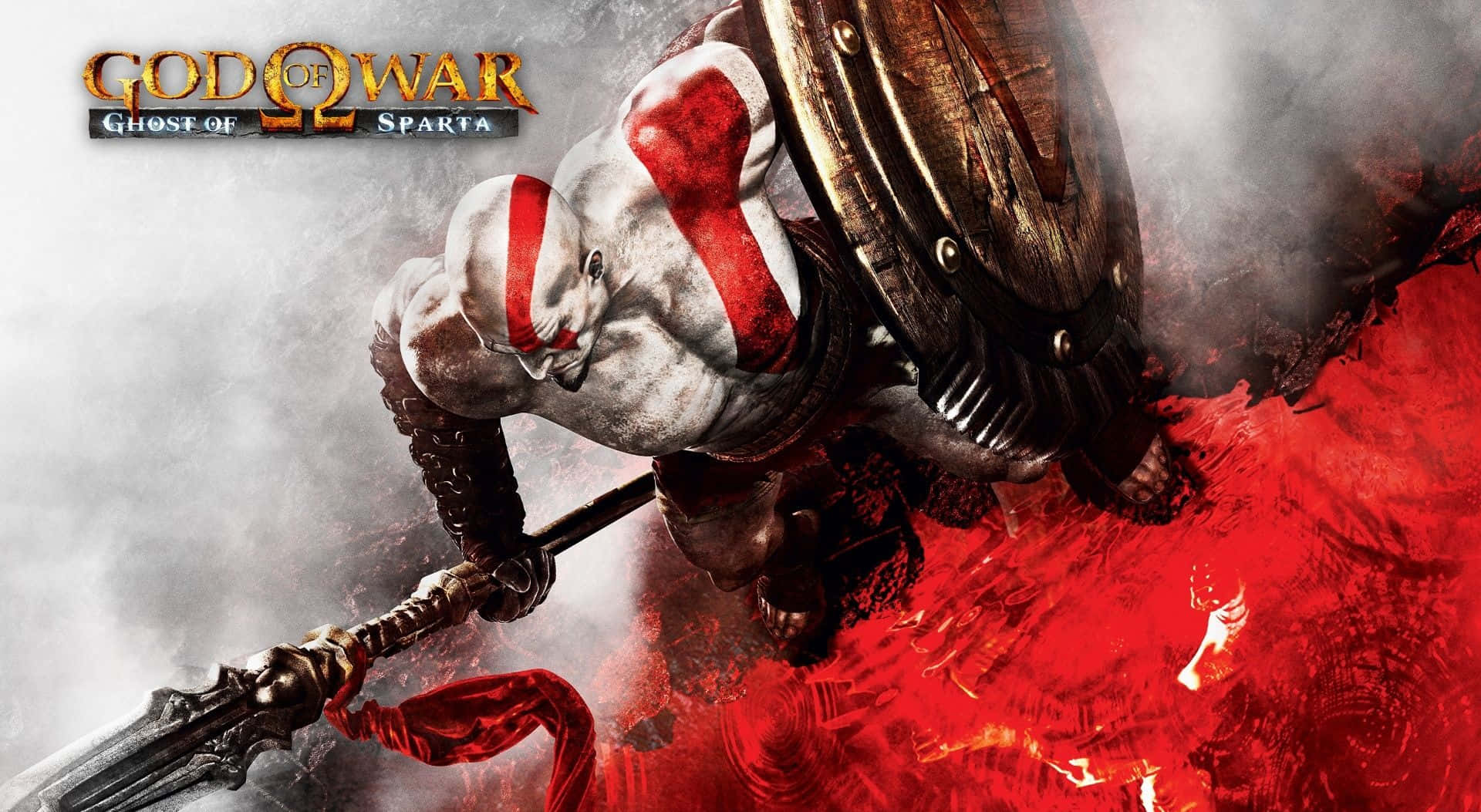 The Epic God Of War Iii Game On Playstation 4 Background