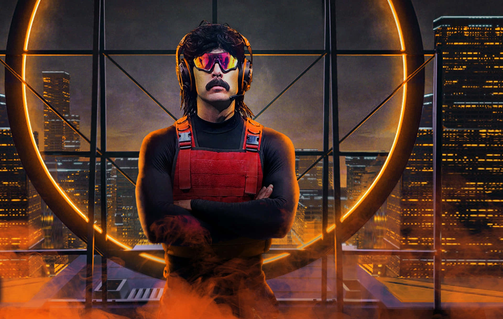The Epicentre Of Entertainment - Dr Disrespect Background