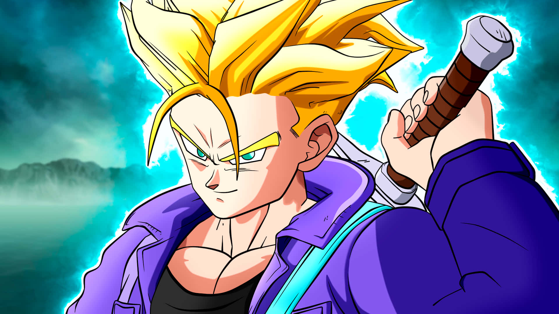 The Eternal Saiyan, Trunks Of Dragon Ball Z Background