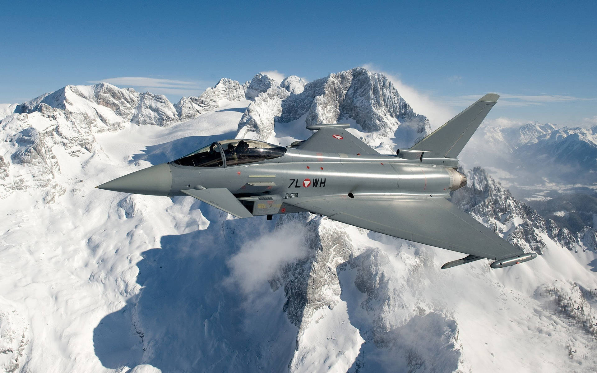 The Eurofighter Typhoon Military Aircraft Desktop Background