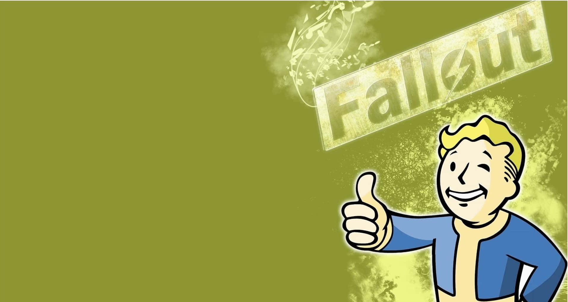 The Ever Popular Vault Boy From The Fallout Universe Background