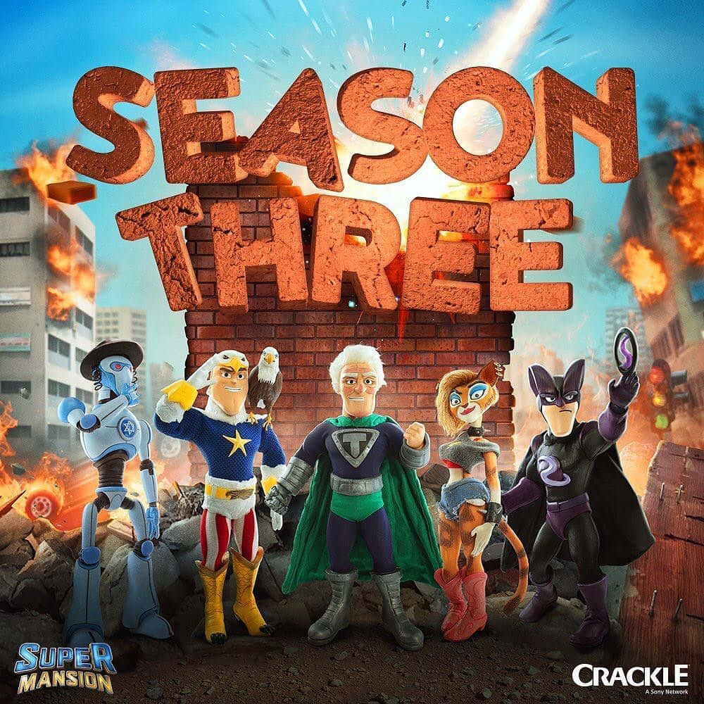 The Exciting Season Three Of Supermansion Background