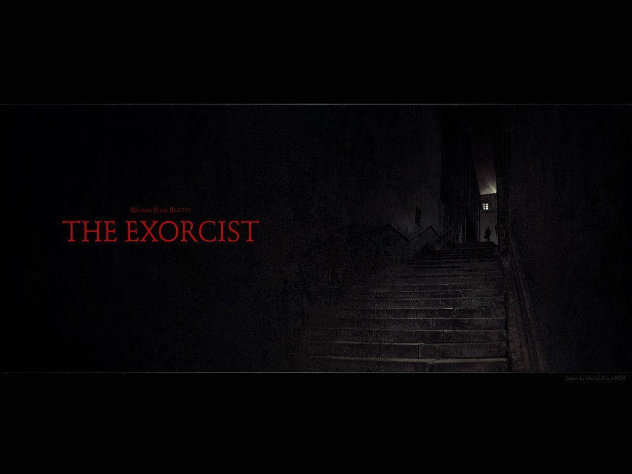 The Exorcist Black Poster Background