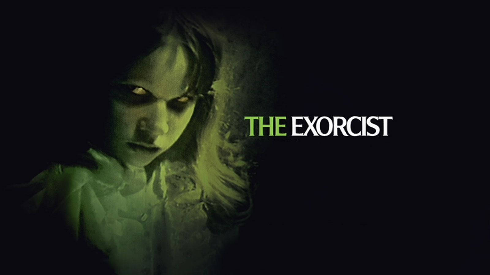 The Exorcist Green And Black Background