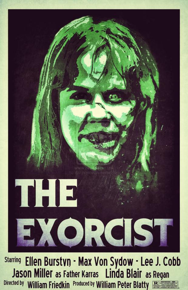 The Exorcist Vector Graphics Background