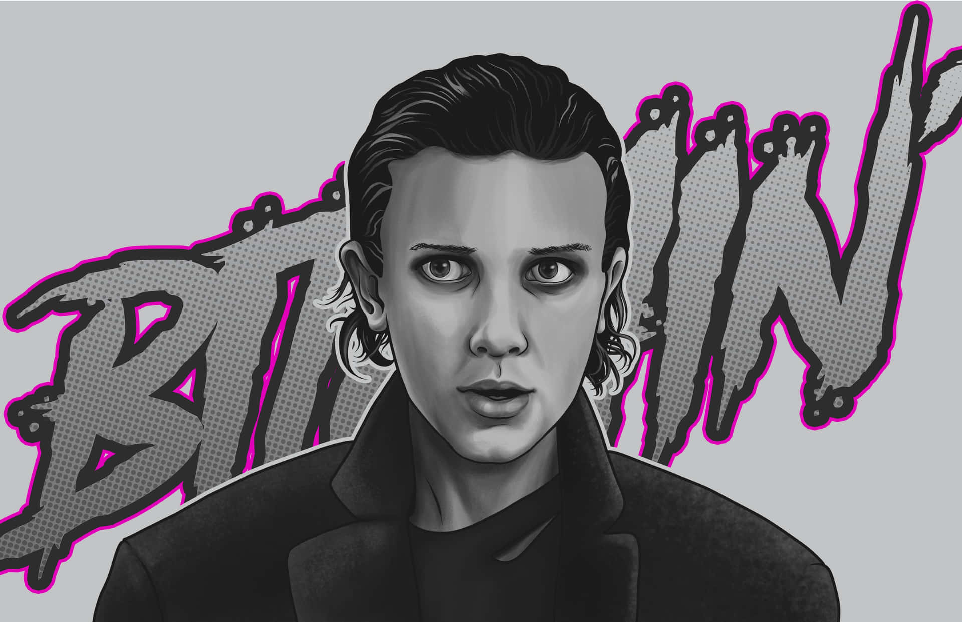 The Extraordinary Eleven Of Stranger Things Background