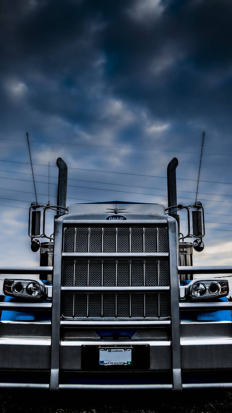 The Face Of Peterbilt Background