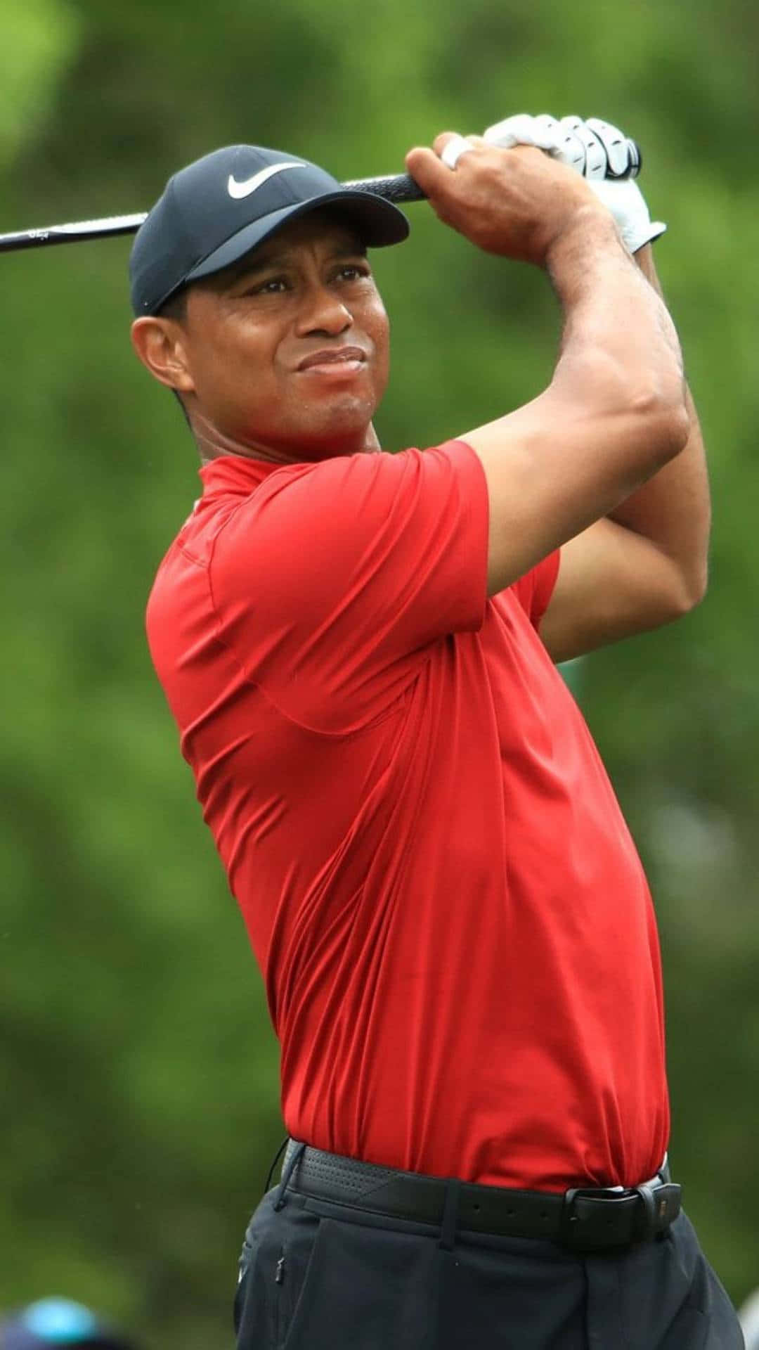 The Face Of Tiger Woods Iphone Background