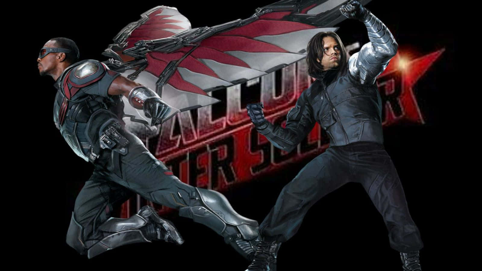 The Falcon And The Winter Soldier Marvel Heroes Background