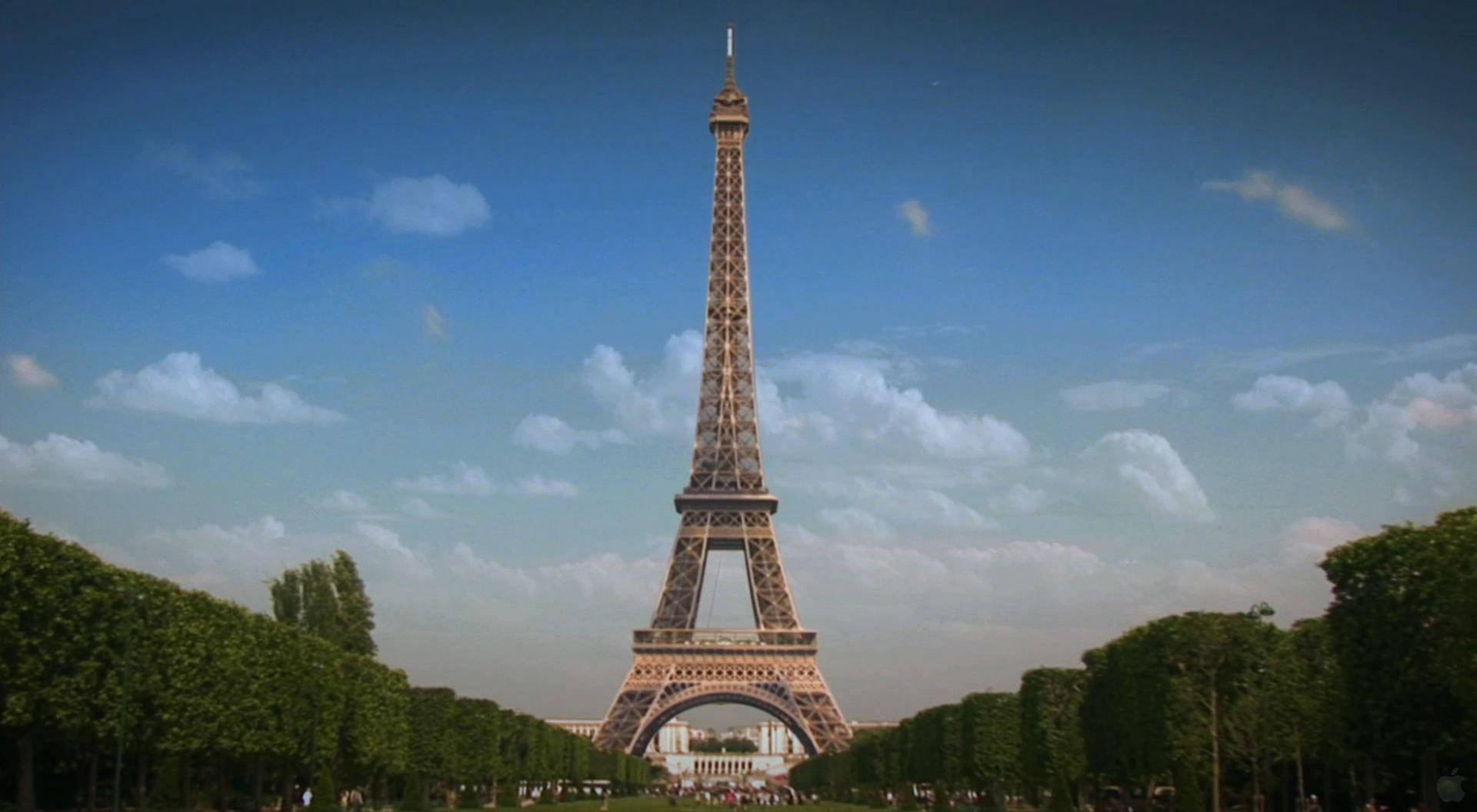 The Famous Eiffel Tower In The Heart Of Paris