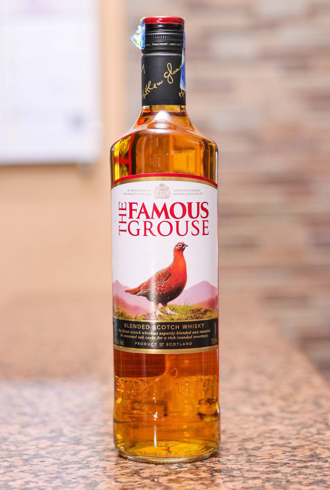 The Famous Grouse Whisky Alcoholic Drink Background