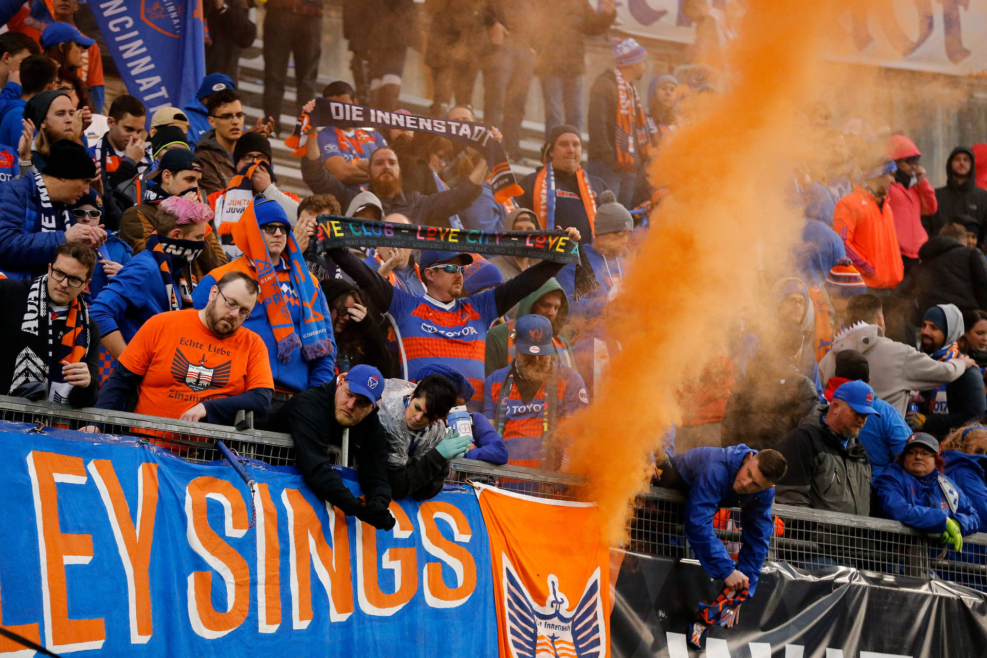 The Fans Club Of Fc Cincinnati Background