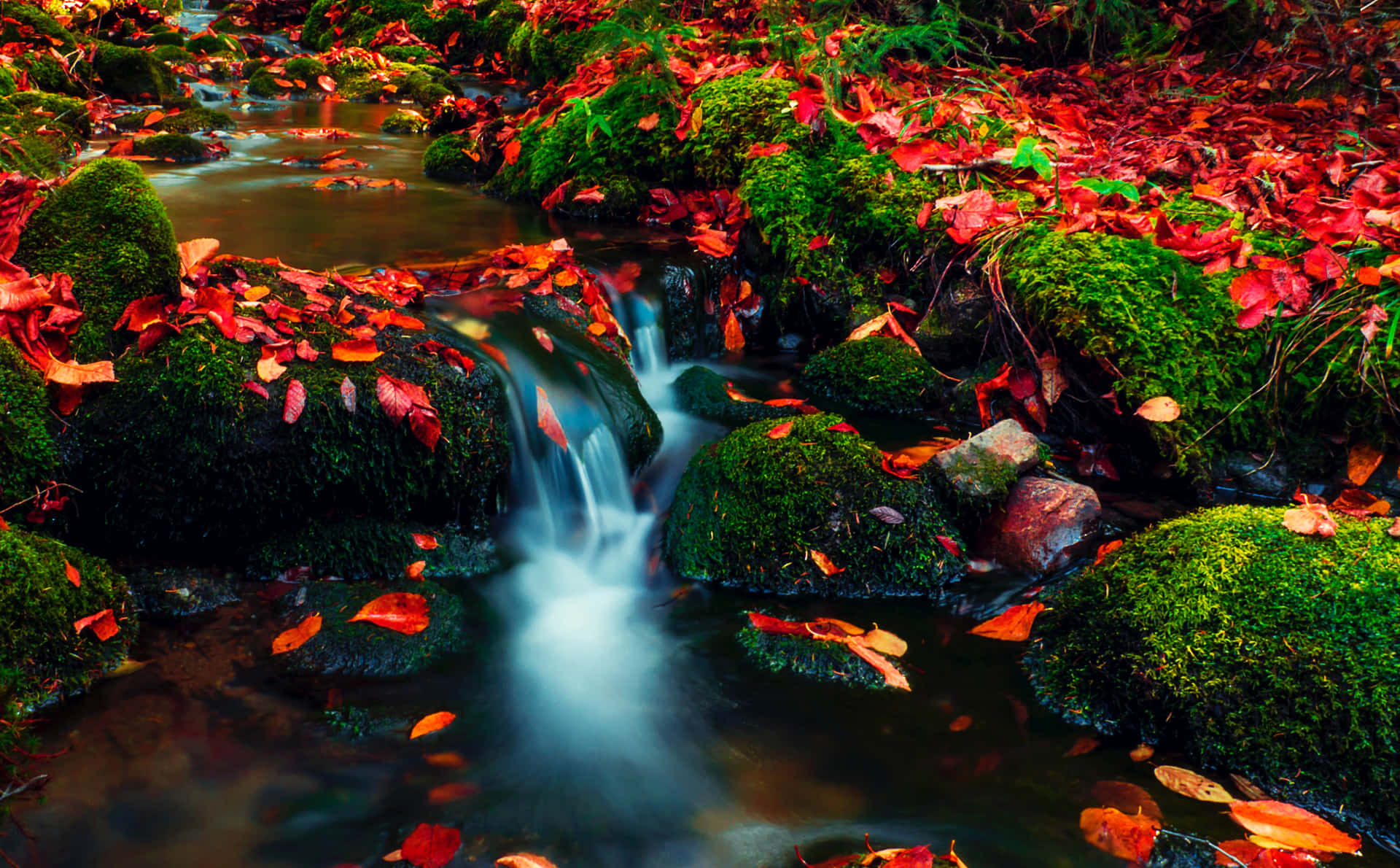 The Fantastic Fall Colors Of A New England Autumn Background