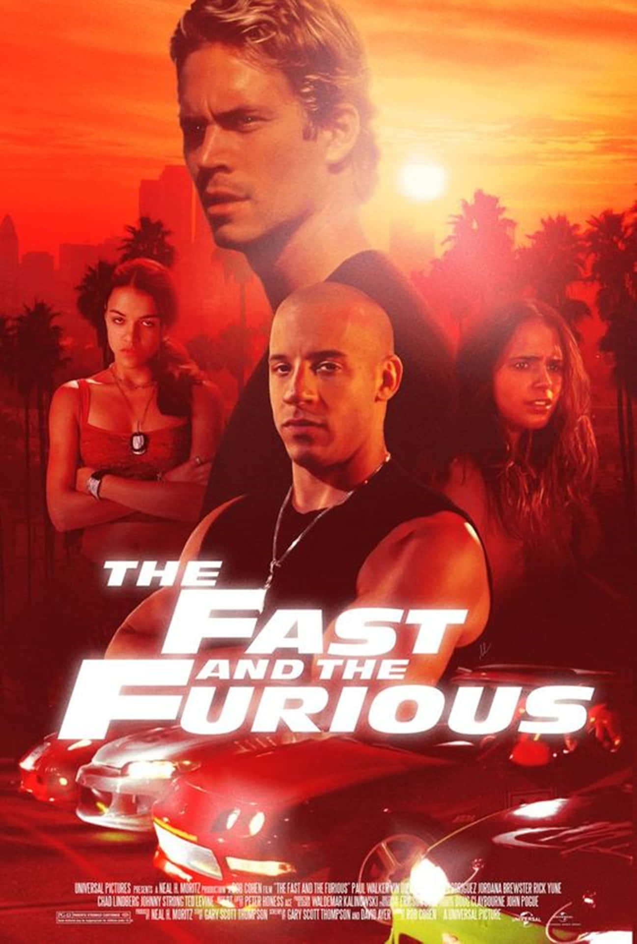 The Fast And The Furious Movie Poster Background