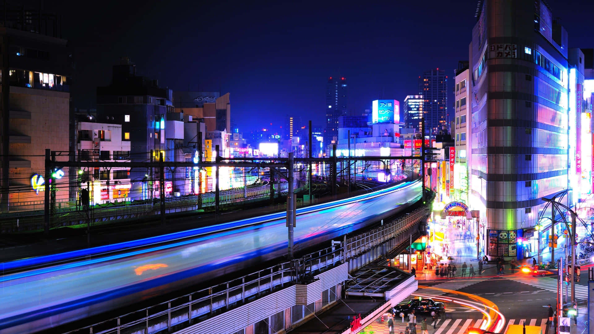 The Feel The Vibrancy And Color Of Harajuku Background